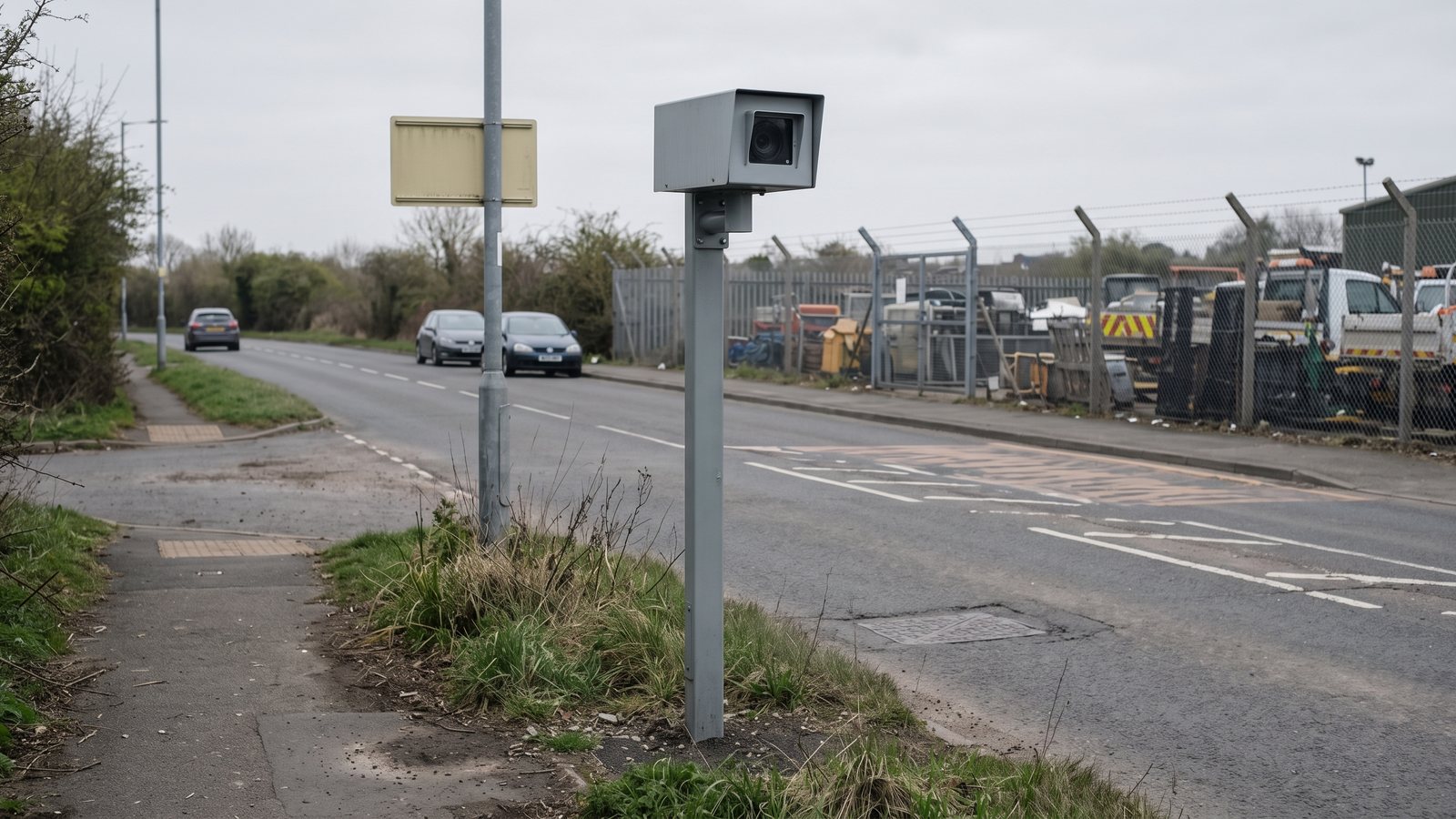 Documentary roadside ANPR camera planning image for local government road policy