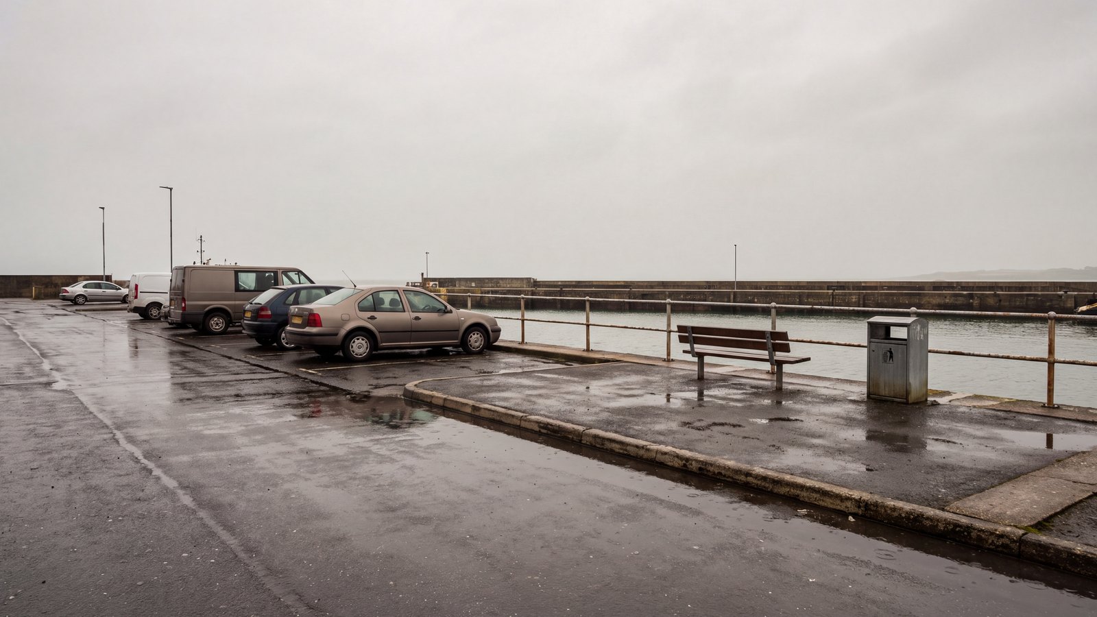 Riverfront parking overstay review street with wet kerbside bays
