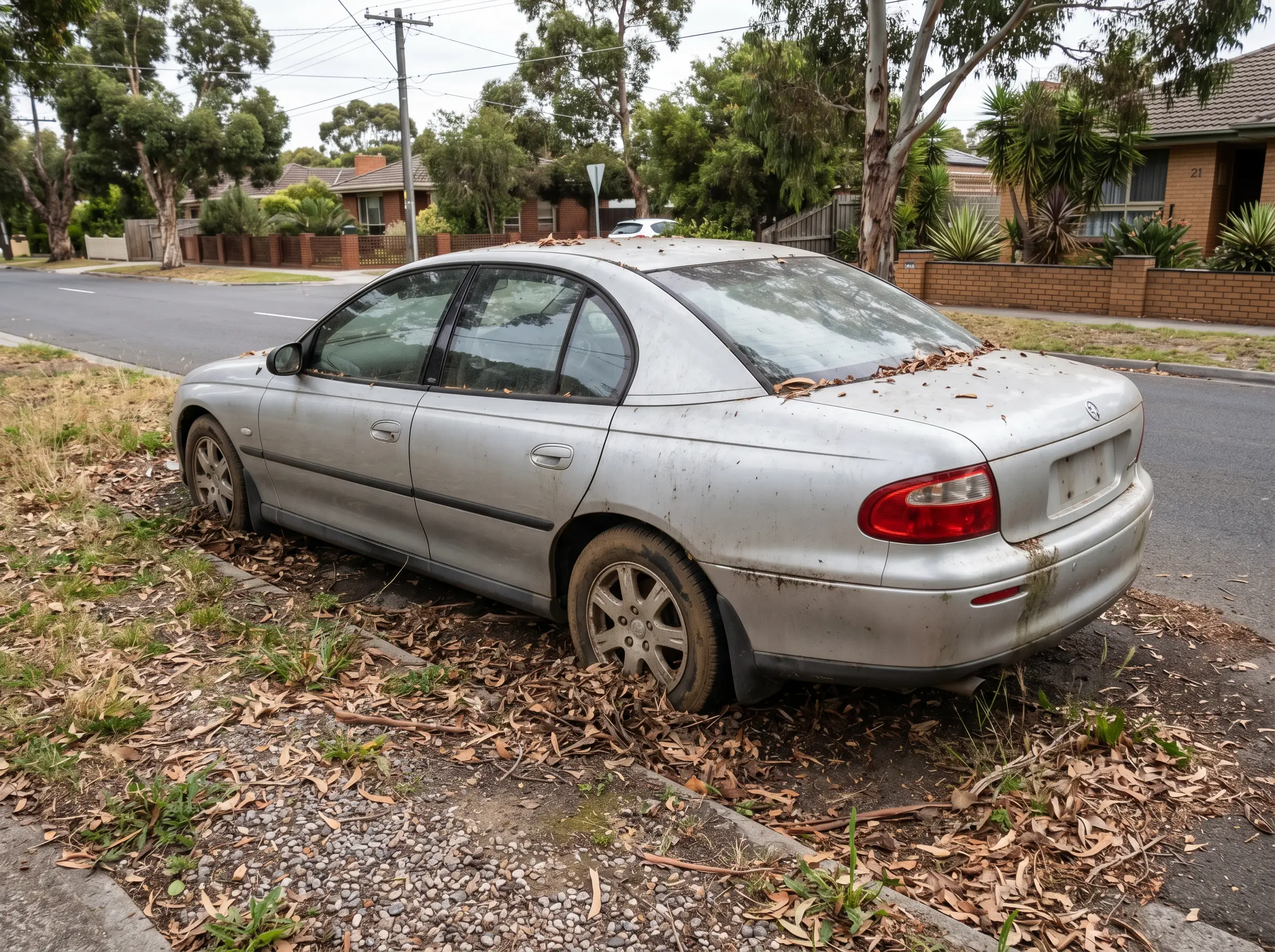 Sedan unmoved after first inspection evidence image