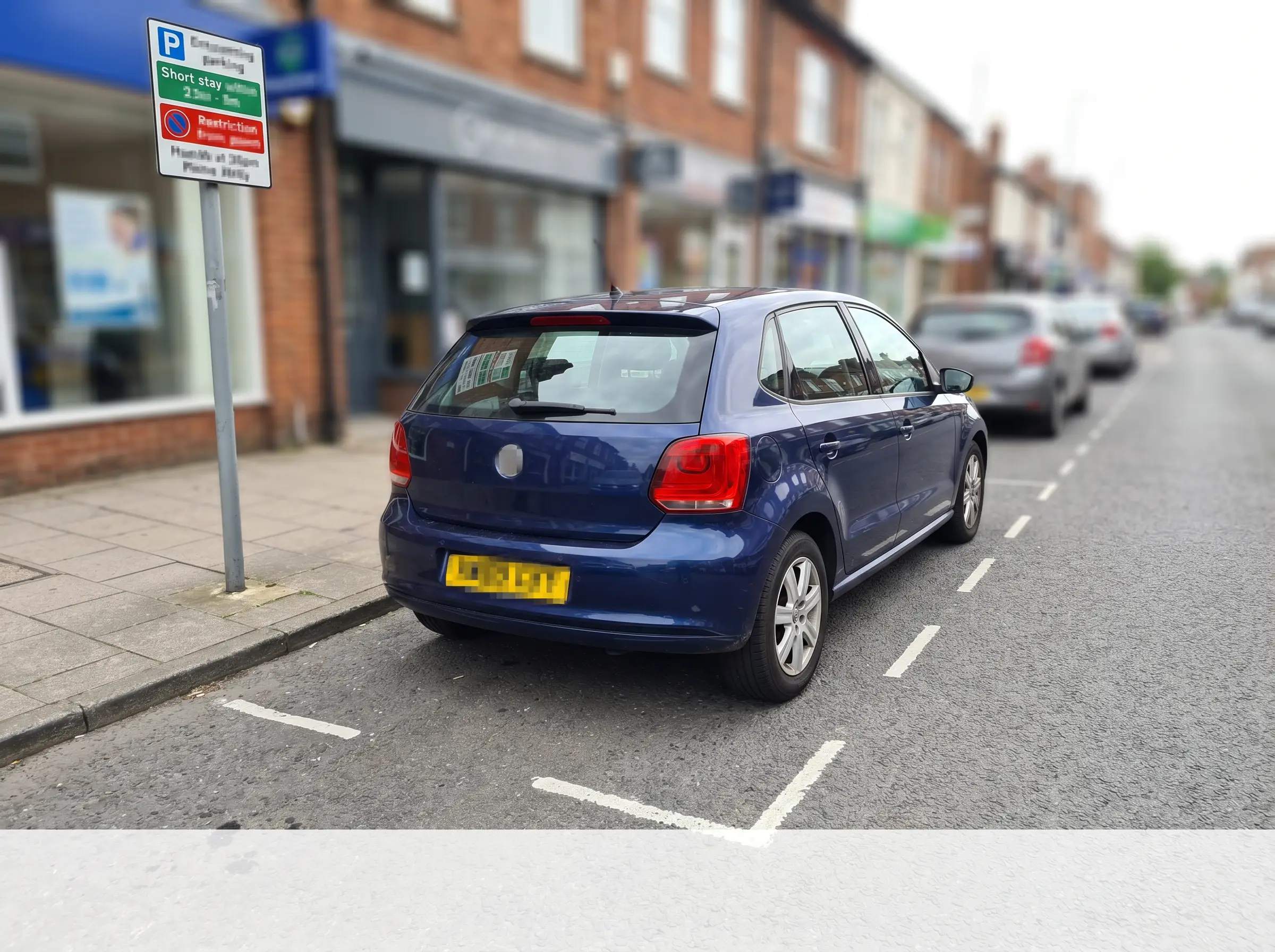Vehicle remained beyond posted limit evidence image
